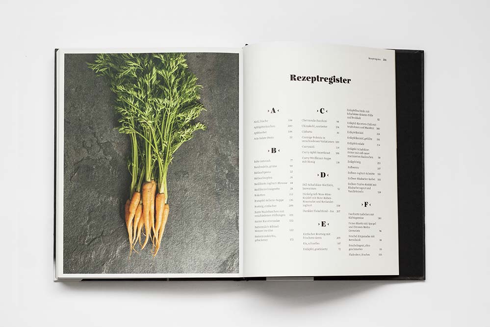 Gaumenkino Kochbuch Layout - Christin Bacher gestaltet