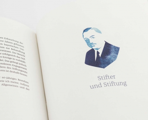 Illustrationen für den Tätigkeitsbericht der Wilhelm Sander-Stiftung Illustrationen für den Tätigkeitsbericht der Wilhelm Sander-Stiftung