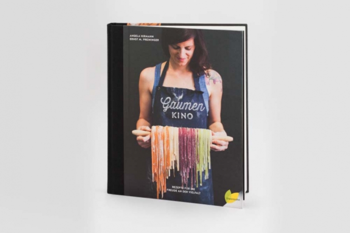 Gaumenkino Kochbuch: Buchgestaltung, Layout, Coverdesign Gaumenkino Kochbuch: Buchgestaltung, Layout, Coverdesign