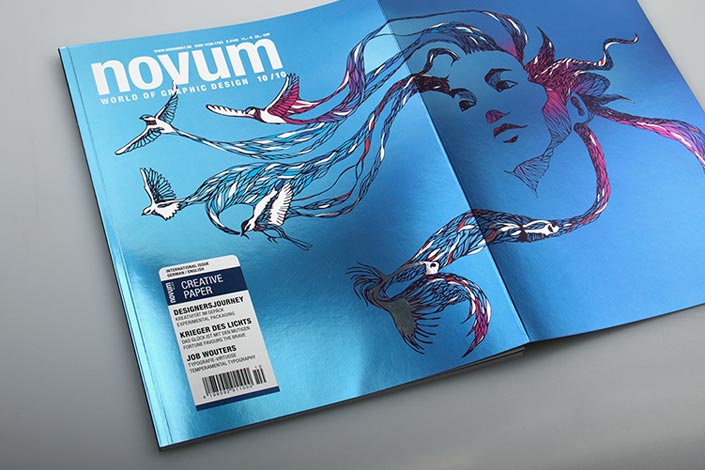 Illustration und Cover Gestaltung für das Grafikdesign Magazin novum Illustration und Cover Gestaltung für das Grafikdesign Magazin novum